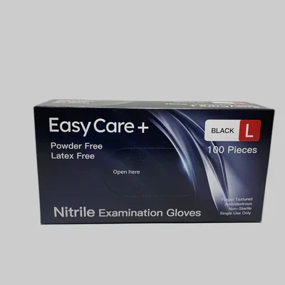 NITRILE GLOVE BLACK LARGE ULTRA SOFT