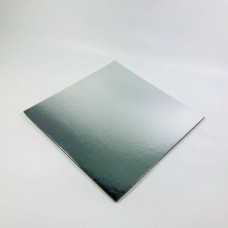 12" SQUARE SILVER CAKE BASE