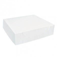 10X10X2.5 WHITE CAKE BOX