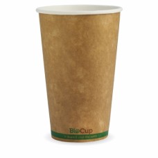 16OZ KRAFT SINGLE WALL HOT CUP