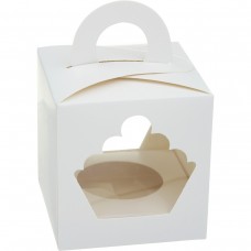 SINGLE CUPCAKE WINDOW BOX WITH INSERT
