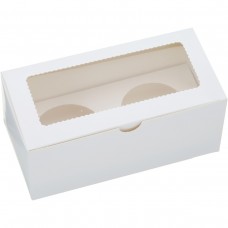2 HOLE CUP CAKE BOX W/INSERT