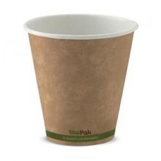 8OZ KRAFT SINGLE WALL CUP