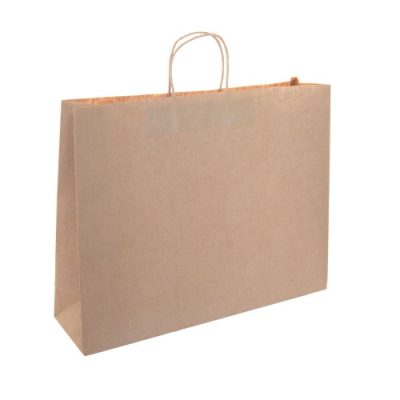 BROWN LANDSCAPE BOUTIQUE PAPER BAG