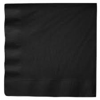 BLACK DINNER NAPKIN