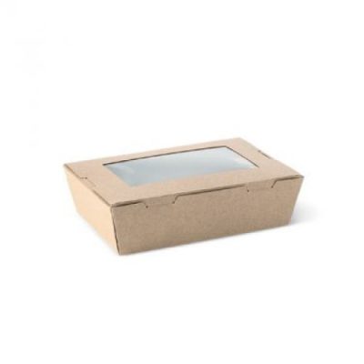 LUNCH WINDOW BOX KRAFT EXTRA SMALL