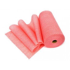 RED HEAVY DUTY WIPE ROLL ANTI BACTERIAL