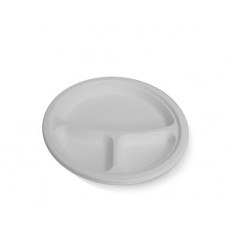 PULP MOULDED PLATE 9" COMPARTMENT