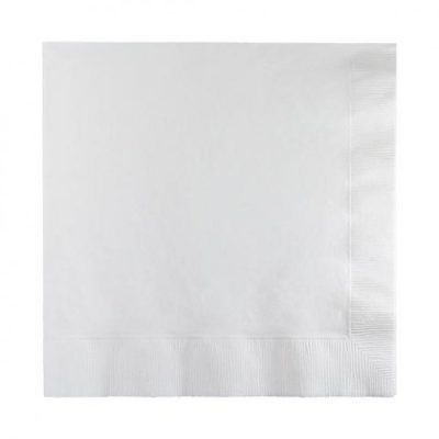 WHITE 2PLY LUNCH NAPKIN