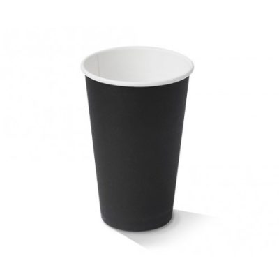 16OZ BLACK SINGLE WALL CUP