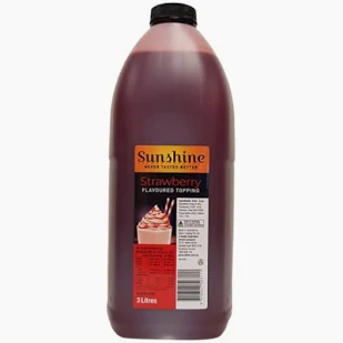 STRAWBERRY TOPPING 3 LTR