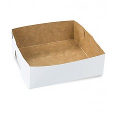 SMALL WHITE LINED PASTRY TRAY