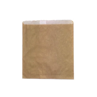 1W BROWN GREASPROOF LINE BAG