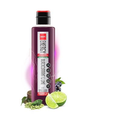 SHOTT ENERGY BLACK CURRANT & TAHITIAN LIME YERBA INFUSION 1 LTR
