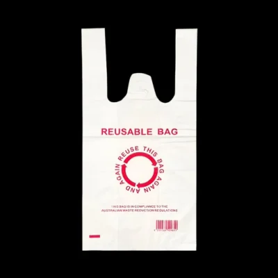 Plastic Reuseable Singlet Small Carry Bags