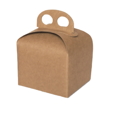 CAKE BOX SOFT SMALL KRAFT 110X95X89