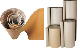 CORRUGATED CARDBOARD ROLL 1500MM X 75 M